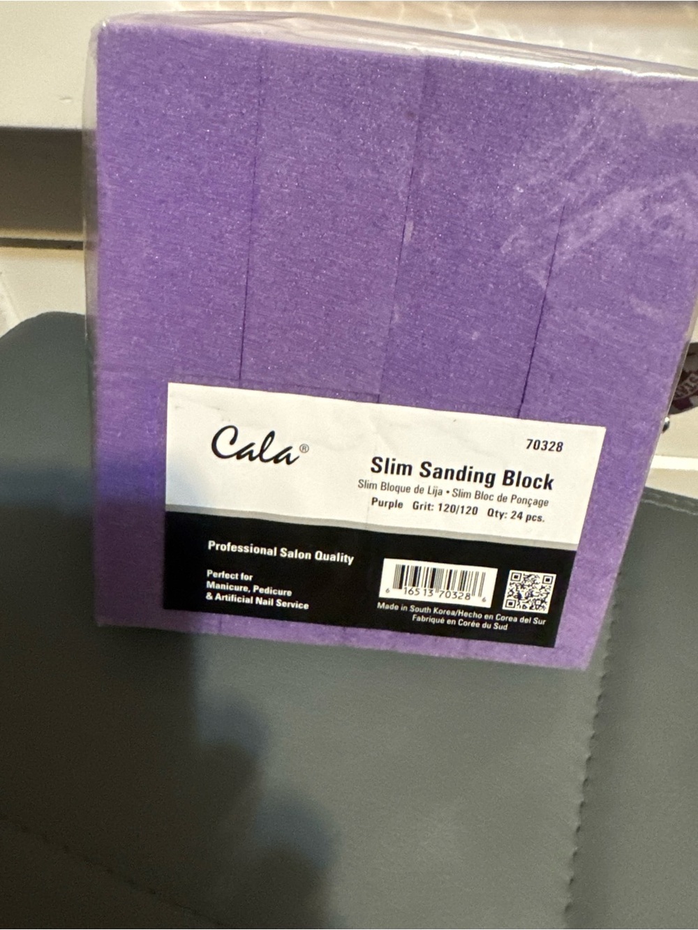 Cala Purple Slim Sanding Block - Pack